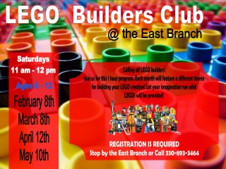 LEGO Builders Club @ East Branch Library | Sugarcreek | Ohio | United States