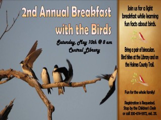 2nd Annual Breakfast with the Birds @ Holmes County District Public Library | Millersburg | Ohio | United States