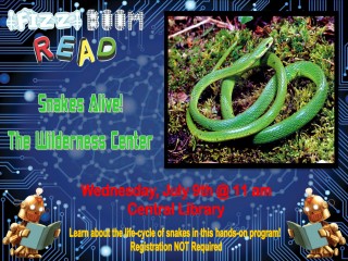 Snakes Alive! with the Wilderness Center @ Holmes County District Public Library | Millersburg | Ohio | United States