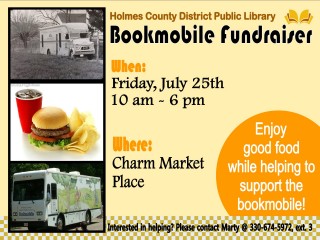 Bookmobile Fundraiser @ Charm Market Place | Charm | Ohio | United States