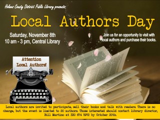 Local Authors Day @ Holmes County District Public Library | Millersburg | Ohio | United States