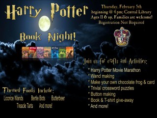 Harry Potter Book Night @ Holmes County District Public Library | Millersburg | Ohio | United States