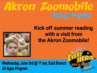 Akron Zoomobile! @ East Branch Library | Walnut Creek | Ohio | United States