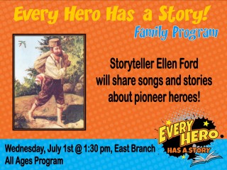 Every Hero Has a Story! @ East Branch Library | Walnut Creek | Ohio | United States