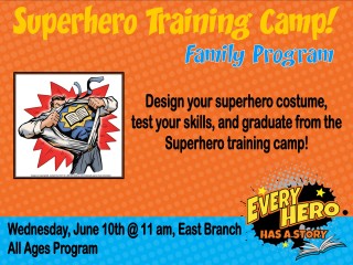 Superhero Training Camp! @ East Branch Library | Walnut Creek | Ohio | United States
