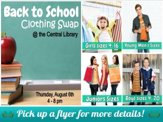 Back to School Clothing Swap @ Central Library | Millersburg | Ohio | United States