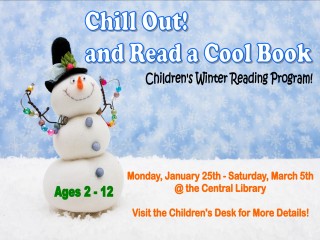 Chill Out and Read a Cool Book Children's Winter Reading Program @ Central Library | Millersburg | Ohio | United States