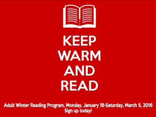 Keep Warm and Read: Adult Winter Reading Program @ Central Library | Millersburg | Ohio | United States