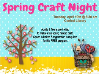 Spring Craft Night @ Central Library | Millersburg | Ohio | United States