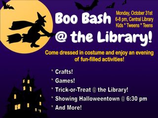 Boo Bash @ the Library @ Central Library | Millersburg | Ohio | United States