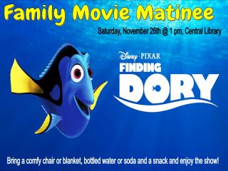 Finding Dory Family Movie Matinee @ Central Library | Millersburg | Ohio | United States