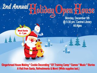 2nd Annual Holiday Open House @ Central Library | Millersburg | Ohio | United States