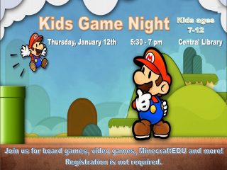 Kids Game Night @ Central Library | Millersburg | Ohio | United States