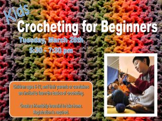 Kids Crocheting for Beginners @ Central Library | Millersburg | Ohio | United States