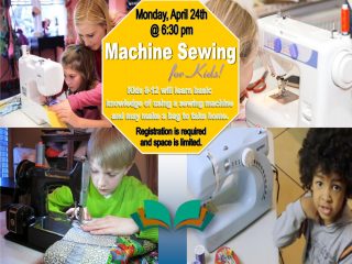Machine Sewing for Kids! @ Central Library | Millersburg | Ohio | United States