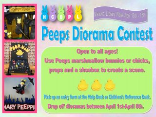 Peeps Diorama Contest @ Central Library | Millersburg | Ohio | United States