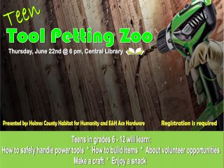 Teen Tool Petting Zoo @ Central Library | Millersburg | Ohio | United States