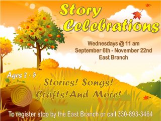 Fall Story Celebrations @ East Branch | Walnut Creek | Ohio | United States