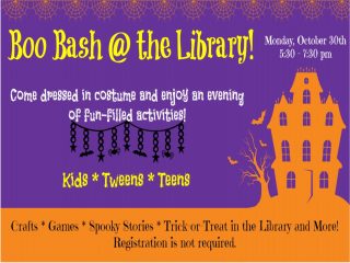Boo Bash @ the Library! @ Central Library | Millersburg | Ohio | United States