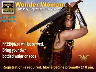 Dinner and a Movie: Wonder Woman @ Central Library