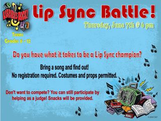 Teen Lip Sync Battle @ Central Library | Millersburg | Ohio | United States