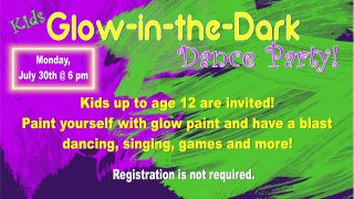 Kids Glow-in-the-Dark Dance Party! @ Central Library | Millersburg | Ohio | United States