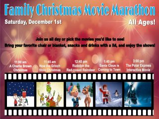 Family Christmas Movie Marathon @ Central Library | Millersburg | Ohio | United States