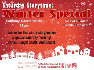Saturday Storytime: Winter Special @ East Branch | Walnut Creek | Ohio | United States