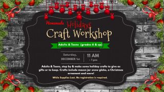 Homemade Holiday Crafts Workshop @ Central Library | Millersburg | Ohio | United States