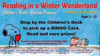 2019 Children's Winter Reading Program @ Central Library or East Branch
