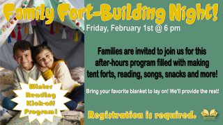 Family Fort-Building Night @ Central Library